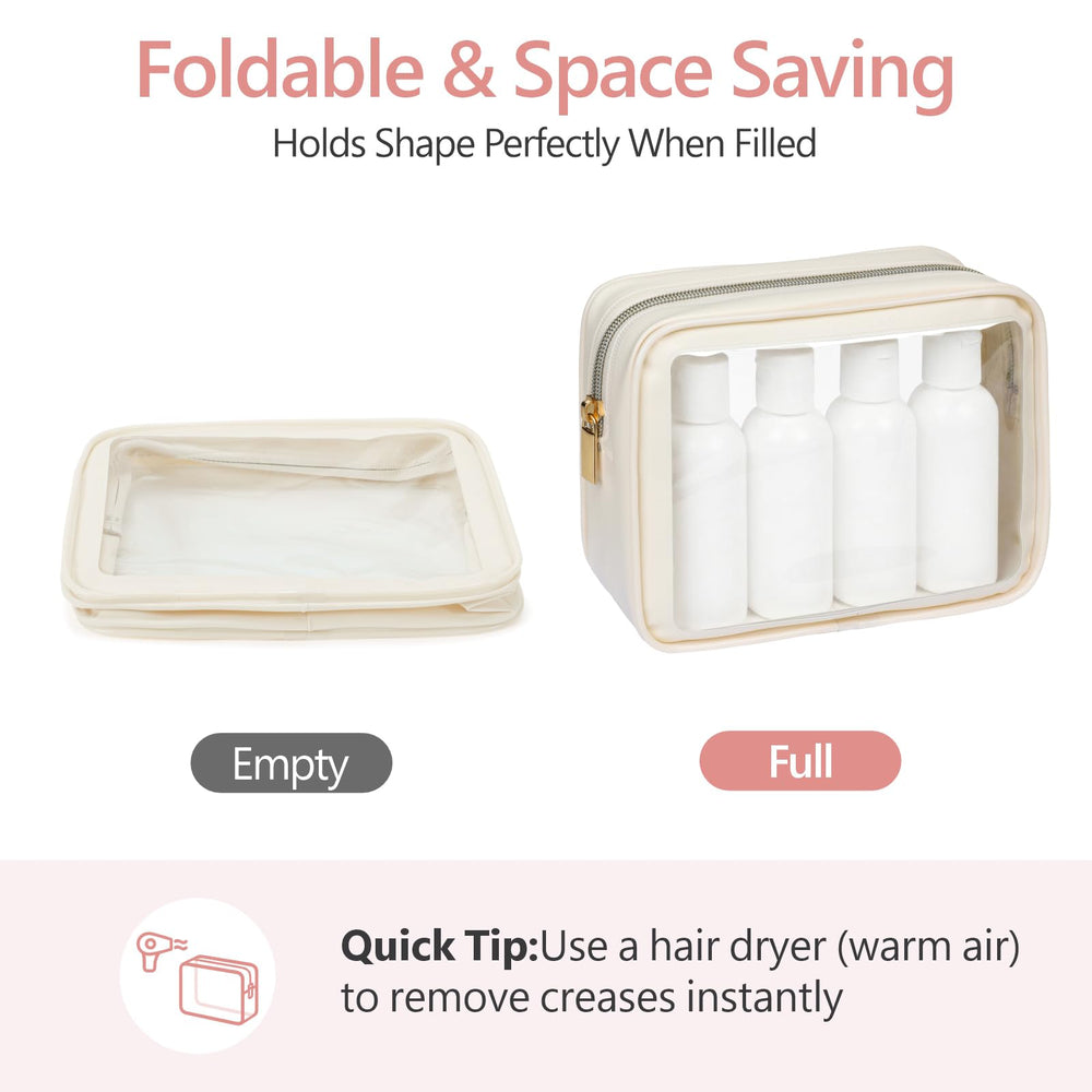 PACKISM structured bag with PU leather trim edges for a stylish finish.