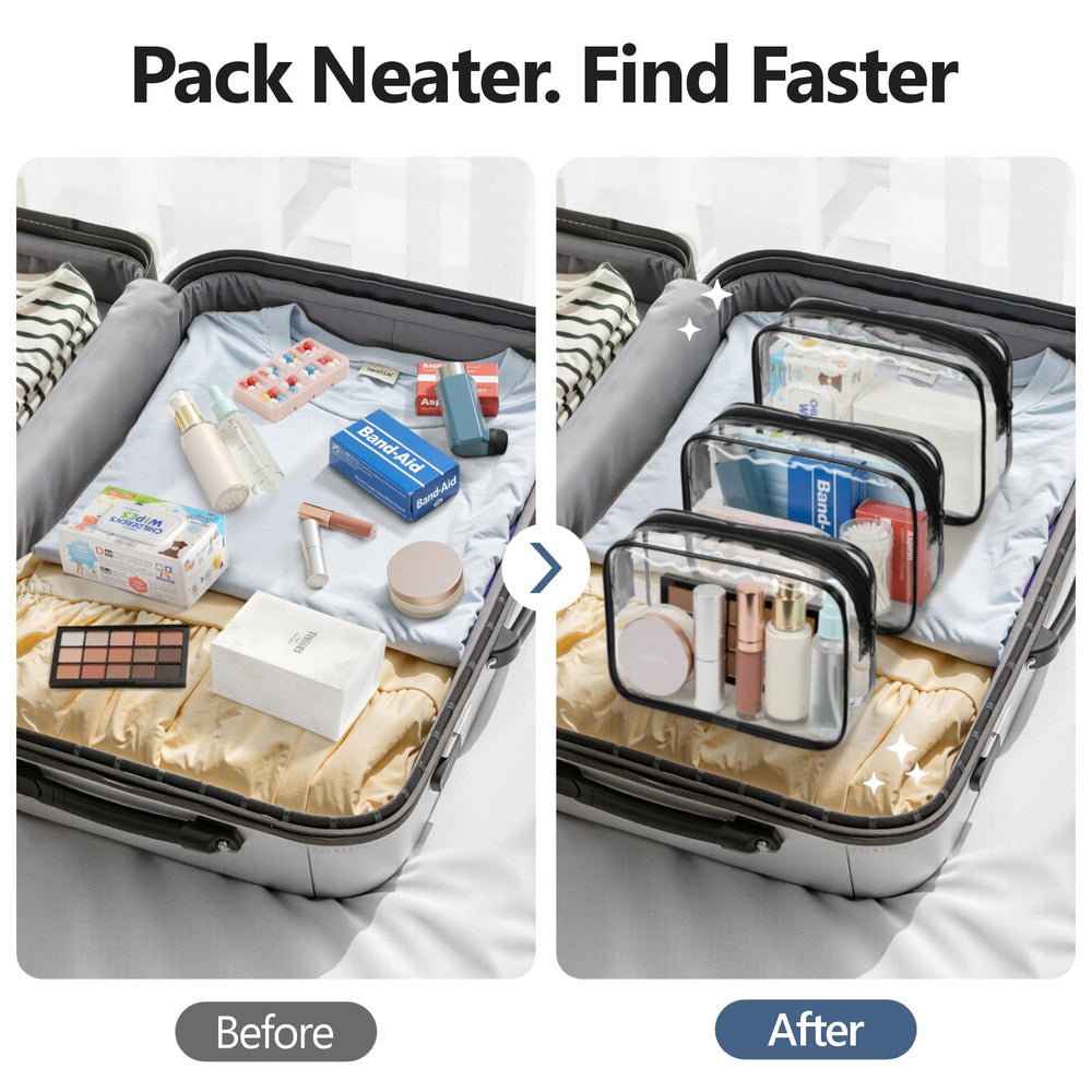 PACKISM TSA 3-1-1 compliant bag simplifies security screening