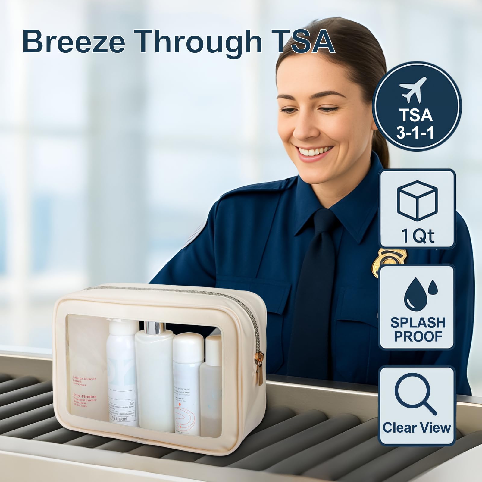 PACKISM TSA-approved clear bags streamline security checks for carry-on travel.