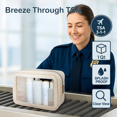 PACKISM TSA-approved clear bags streamline security checks for carry-on travel.