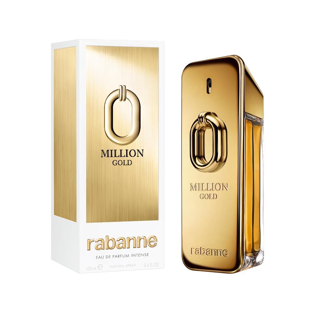 Rabanne Million Gold Intense spray action demonstrates easy, even application for evenings.