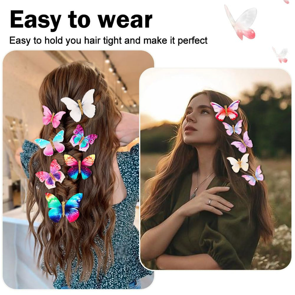Paderison colorful butterfly hair accessory suited for everyday and events