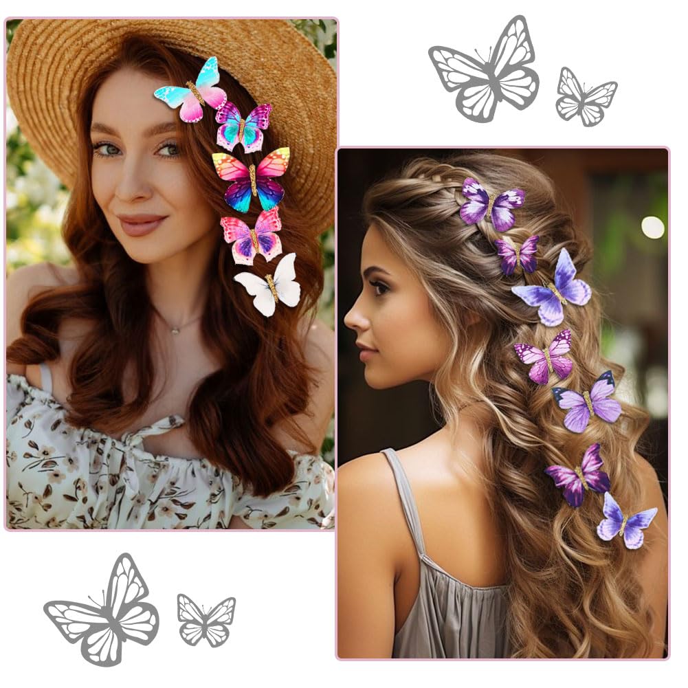 Paderison two-inch butterfly clip, perfect for decorating braids and bangs