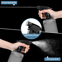 paeyaer 18 oz bottle with adjustable mist and direct stream for versatile spraying