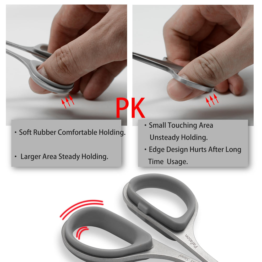 Pafason straight-tip beard scissor for clean line work