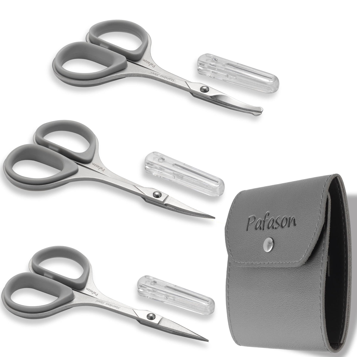 Pafason ultra sharp beard scissor set for precise facial hair trimming
