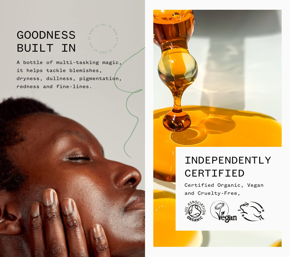 Pai Skincare vegan organic label signals clean ingredients