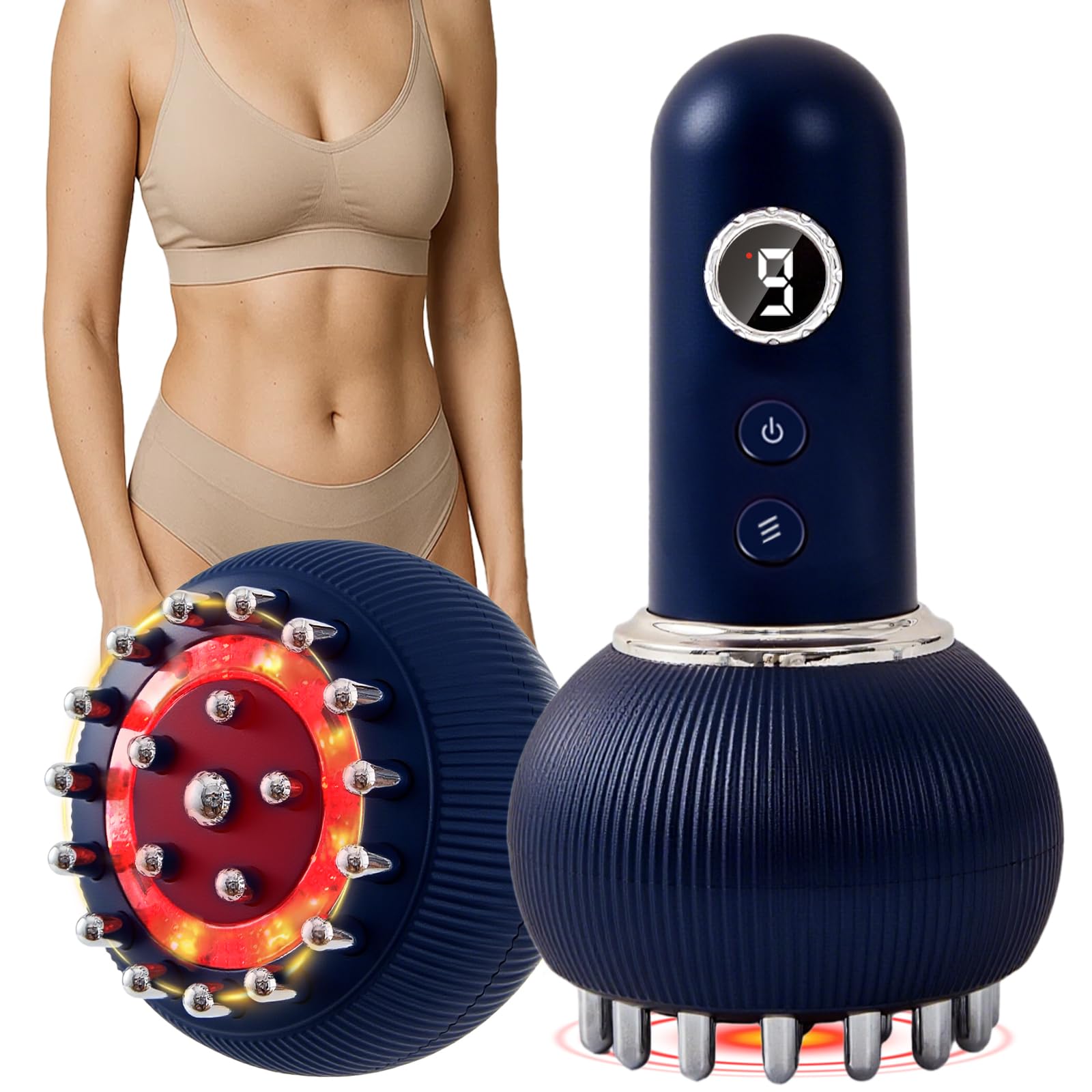 Paiaito lymphatic drainage massager front view for detox massage and circulation