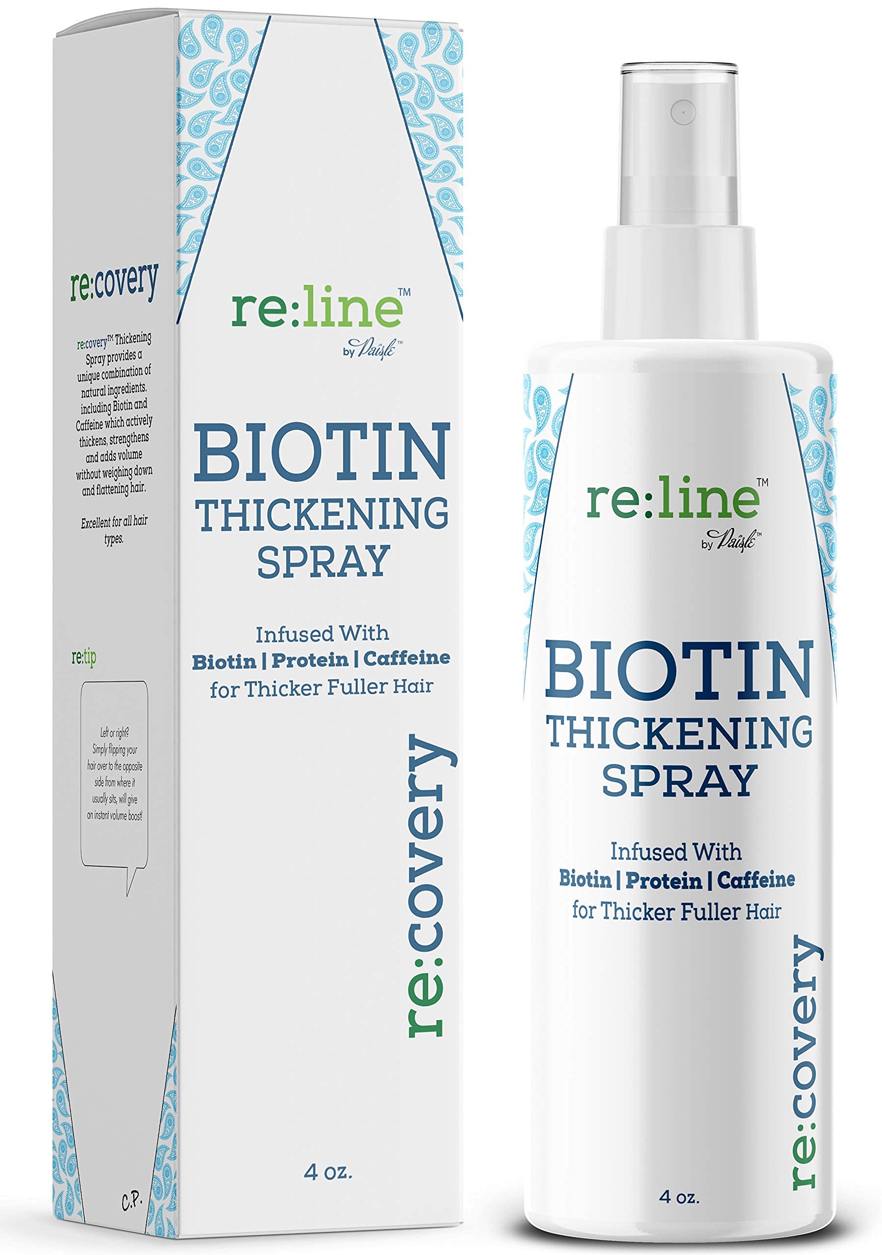 Paisle Botanics Biotin Spray texturiza el cabello y aporta volumen inmediato.
