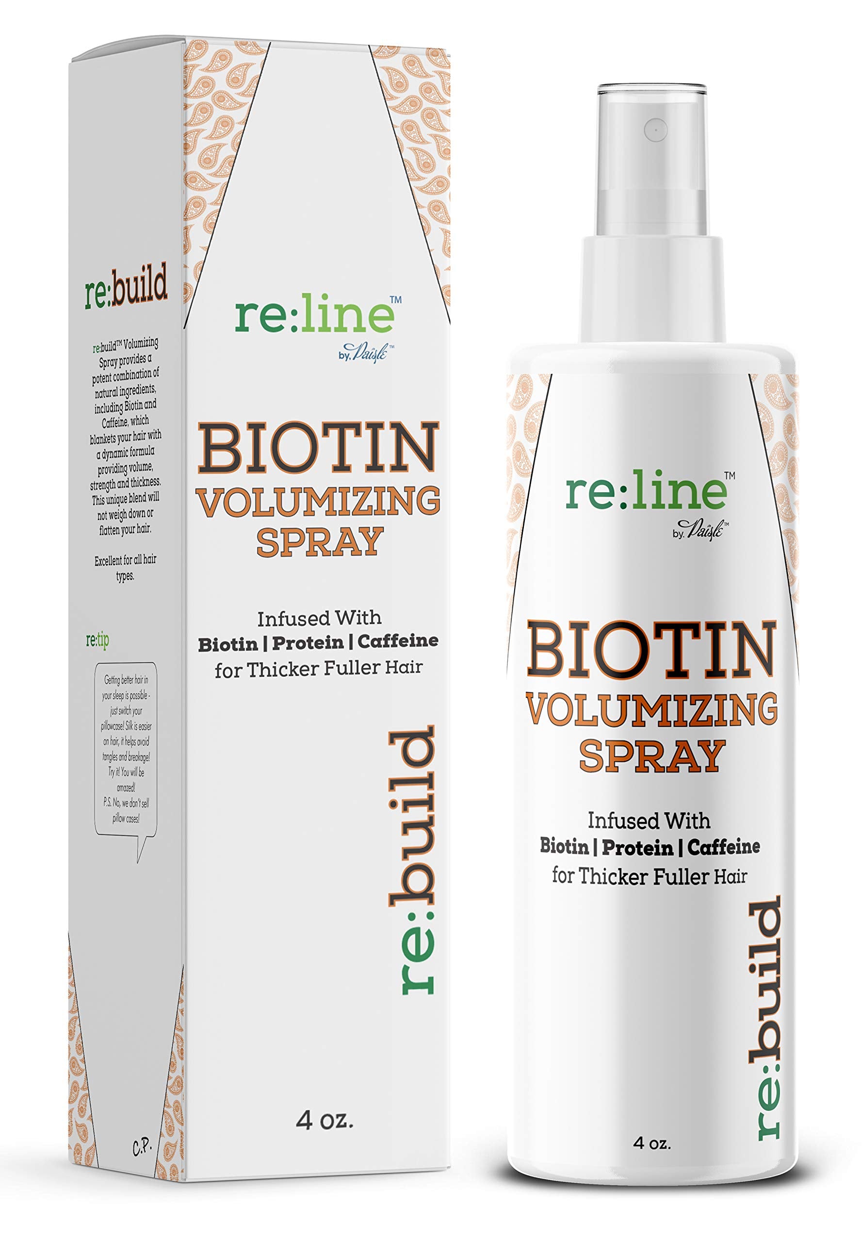Paisle Botanics Biotin Volumizing Spray, volumen para cabello: mejora la textura sin esfuerzo.
