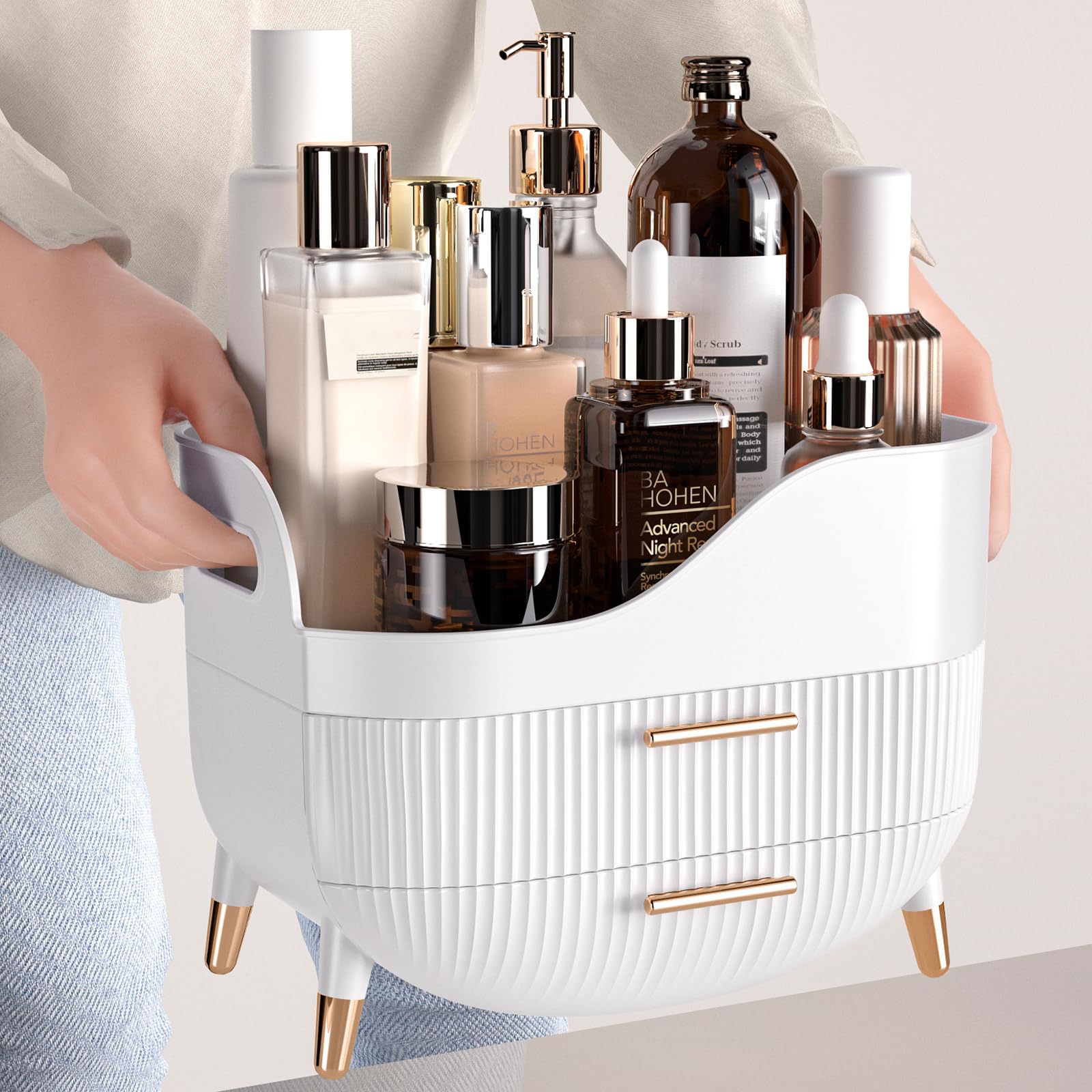 Pajiriona storage box enhances a tidy vanity and daily routines.