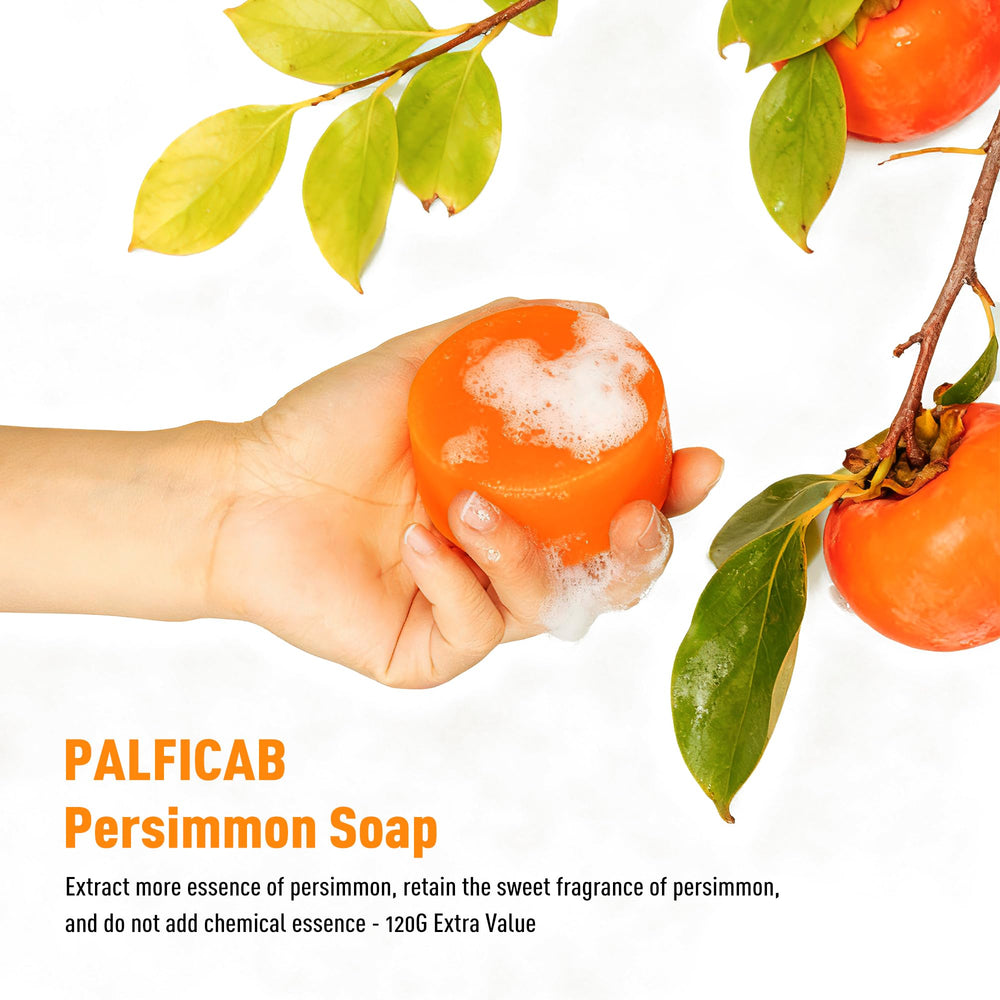 Palficab textura natural persimón: cuidado suave que limpia la piel.