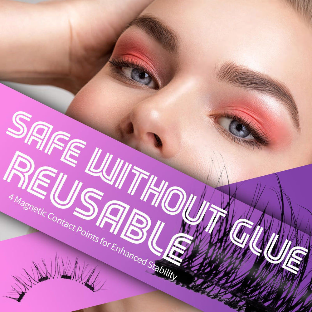 Palimainy reusable magnetic lashes emphasizing durability and longevity