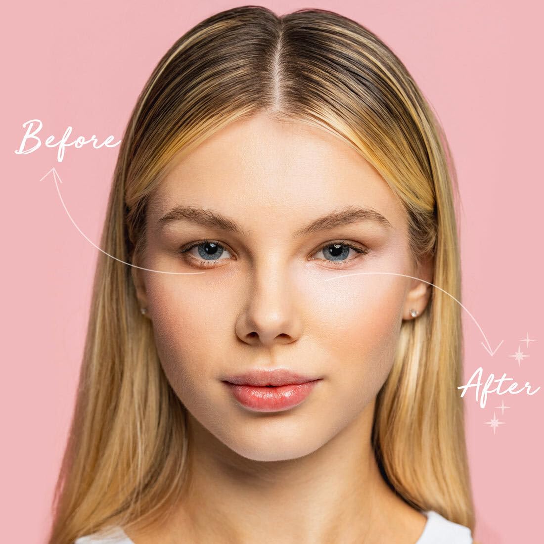 Palladio Aclarador Ojos Aplicacion facil para difuminar ojeras