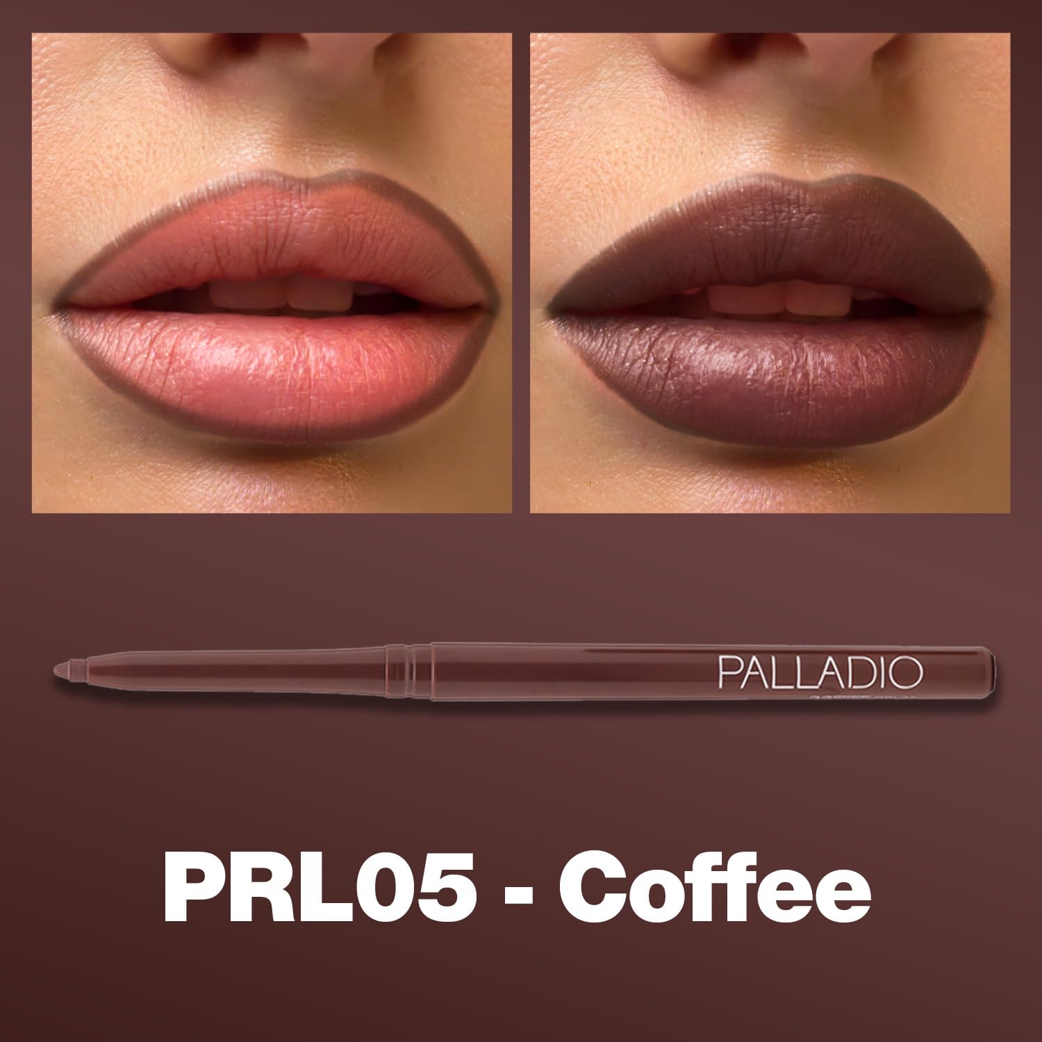Palladio delineador labios crema café ideal para uso diario