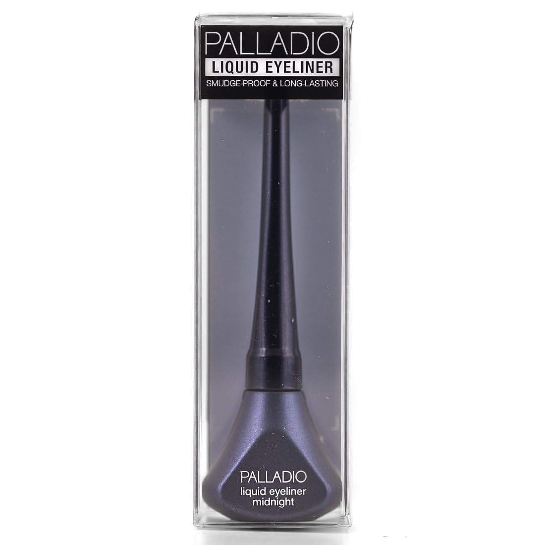 Presentación elegante de Palladio con delineador y aplicador de fieltro.