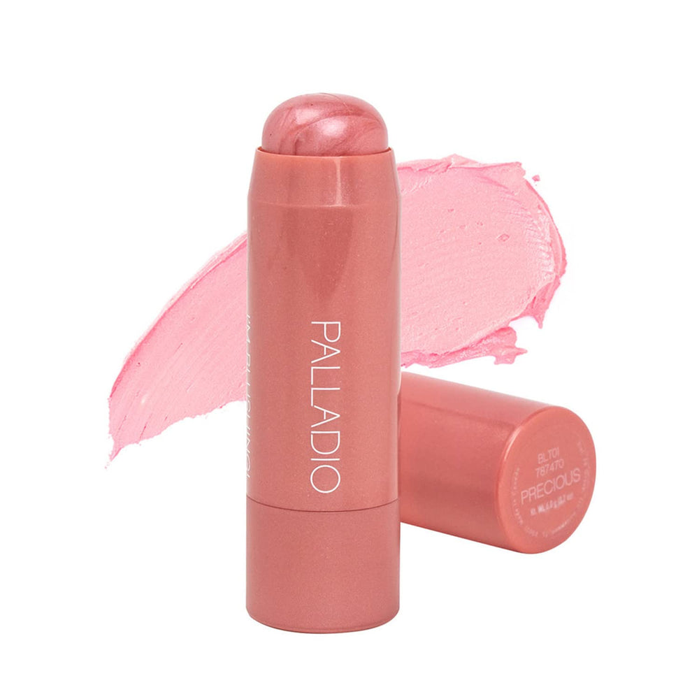 Palladio I'm Blushing 2-en-1 se aplica suave en mejillas y labios, efecto natural