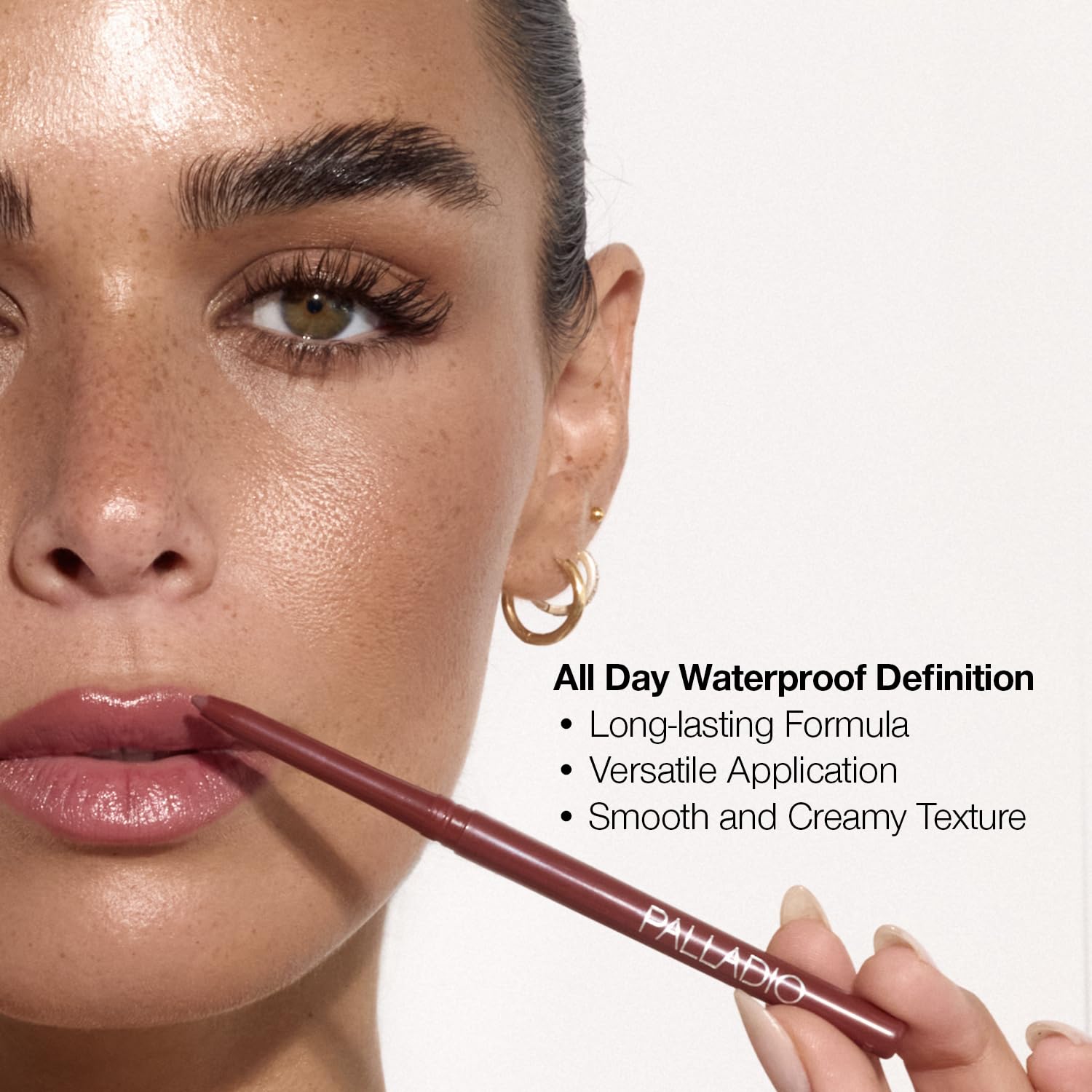Palladio delineador labios con Aloe Vera y manzanilla para labios hidratados