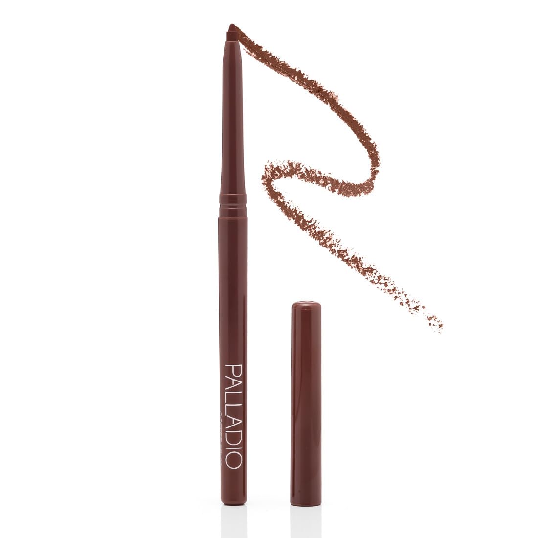 Palladio lapiz labios retractable café para delineado preciso y duradero