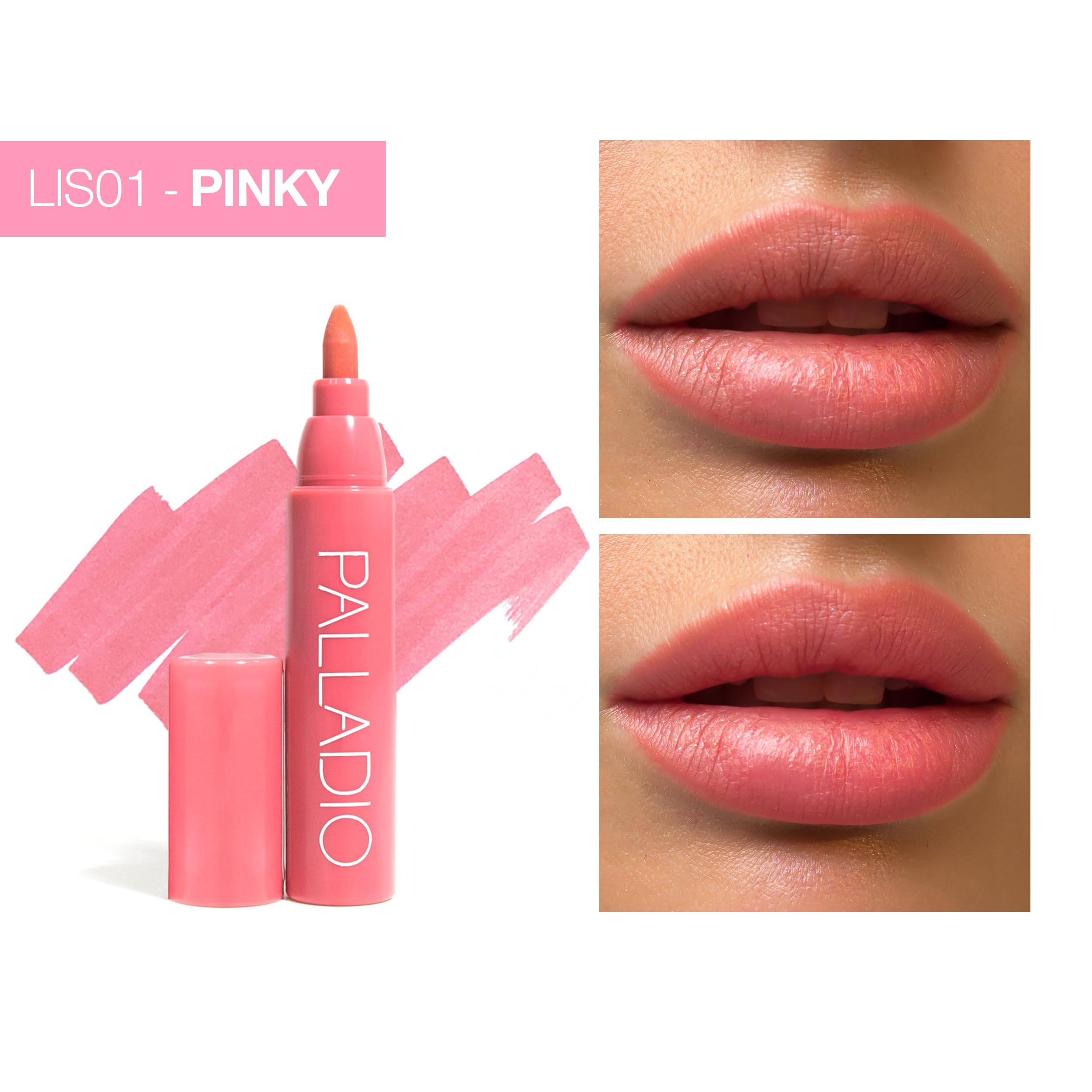Palladio Lip Stain labios hidratados gracias a Pro Vitamin B5