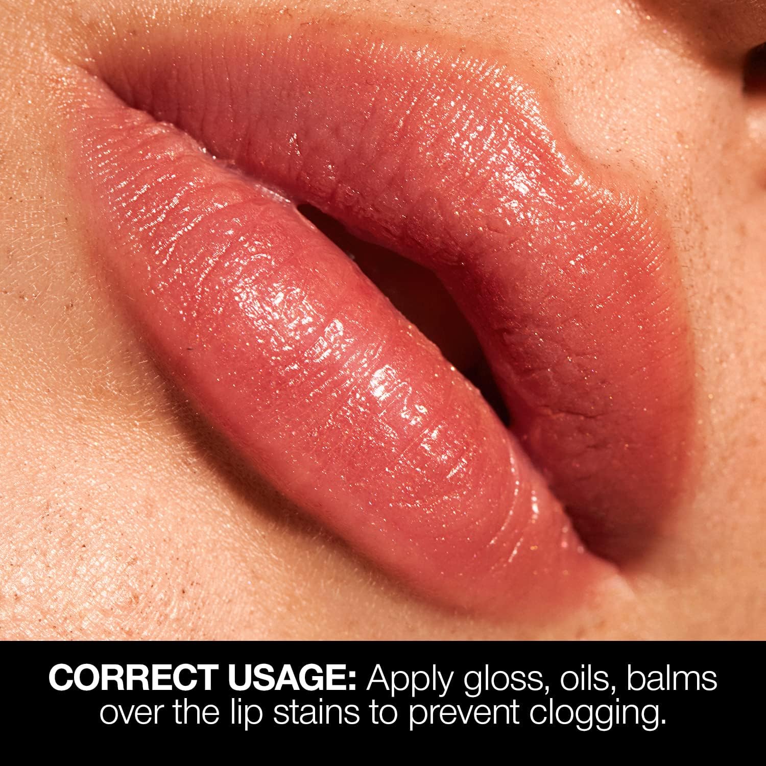 Palladio Lip Stain Rosa: cobertura hidratante y natural
