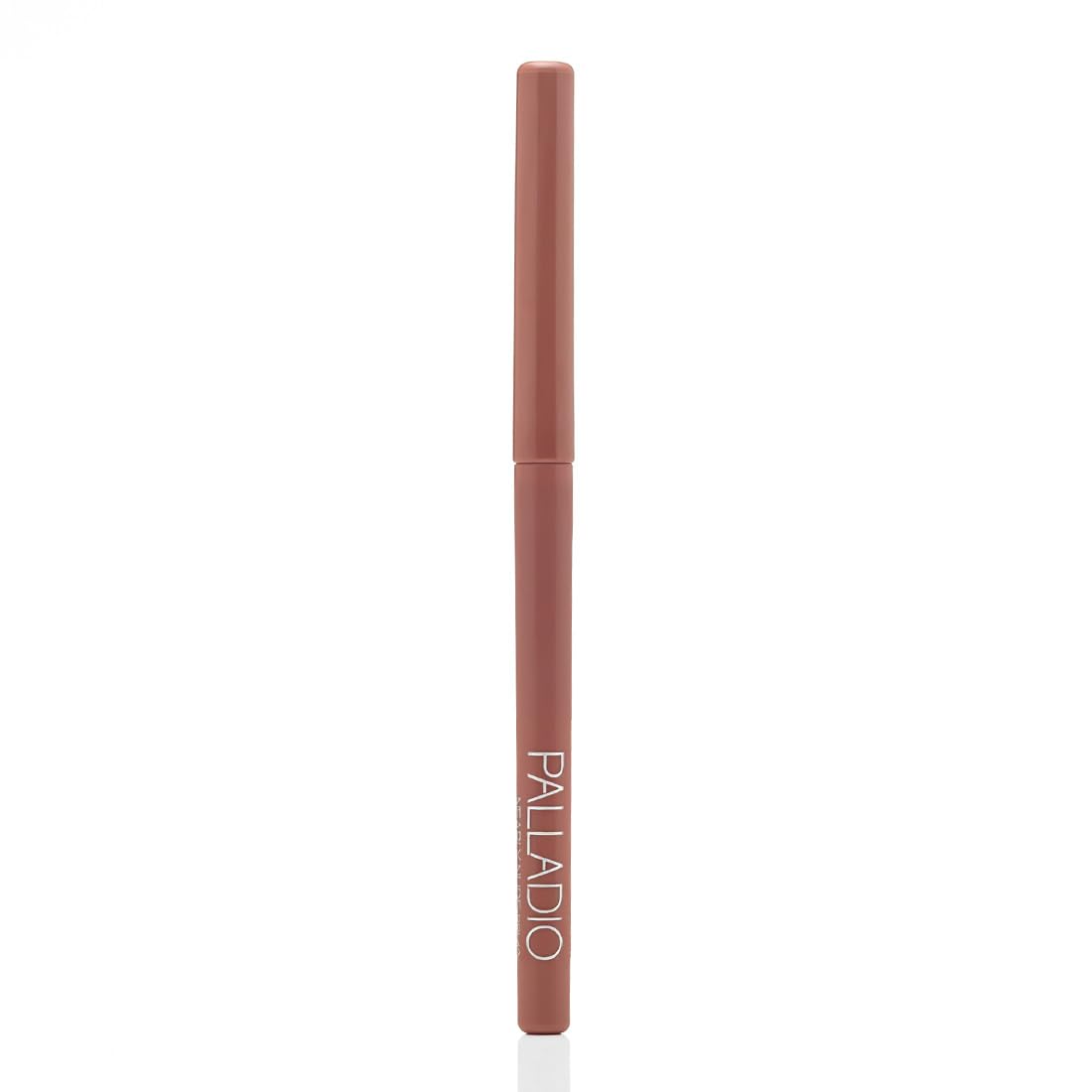 Palladio Nude shade pairs with makeup and lip care for natural results.