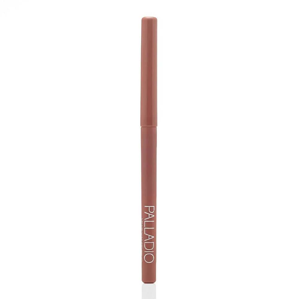 Palladio Nude shade pairs with makeup and lip care for natural results.