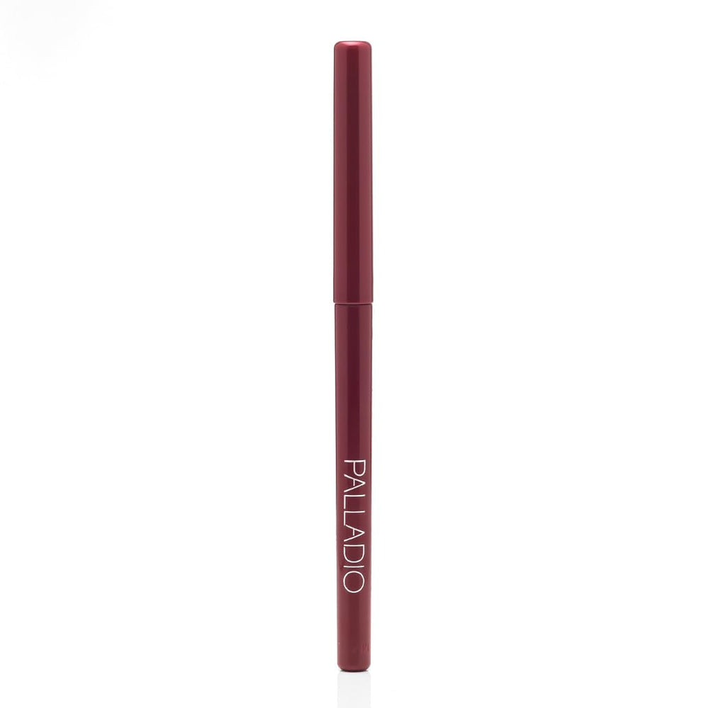 Palladio Raisin lip liner close-up showing precise edge