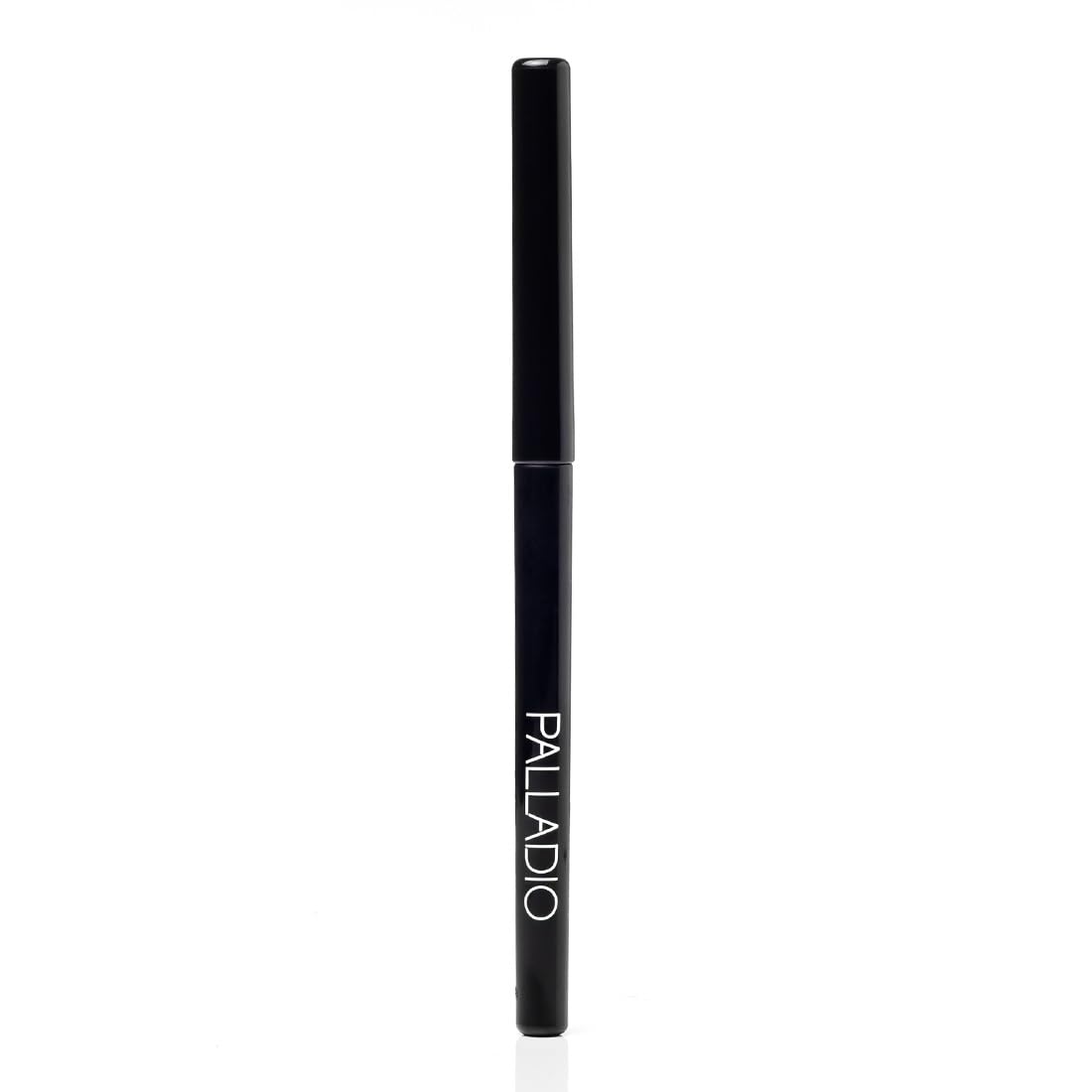 Palladio retractable waterproof eyeliner true-black shade suitable for day-to-night looks.