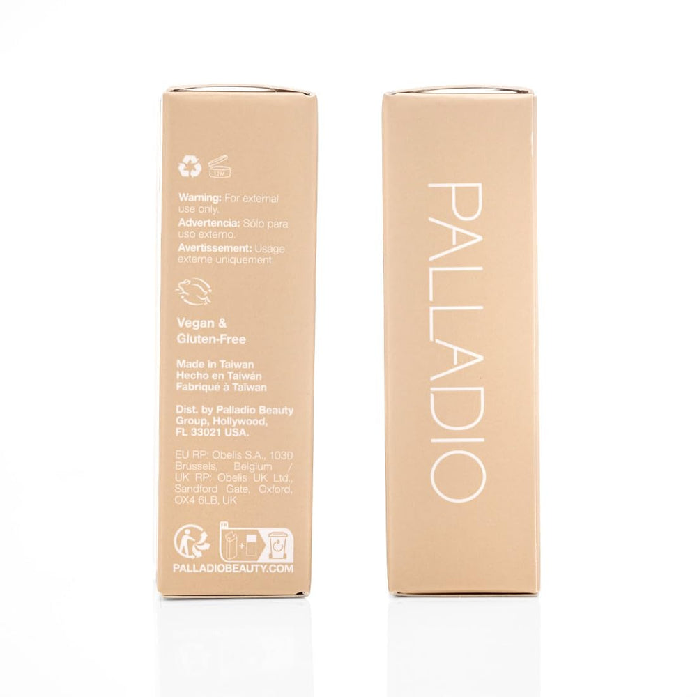 Palladio Skin Tint aplicación suave con dedos, brocha o esponja.