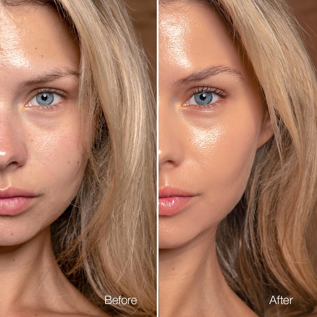 Palladio Skin Tint, brillo-natural, piel radiante sin grasa.
