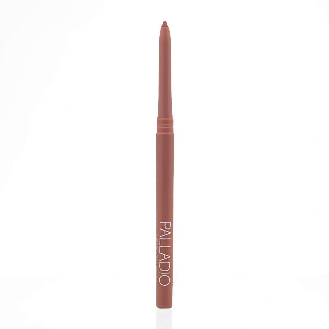 Palladio twist-up lip liner packaging designed for quick, tidy touchups.
