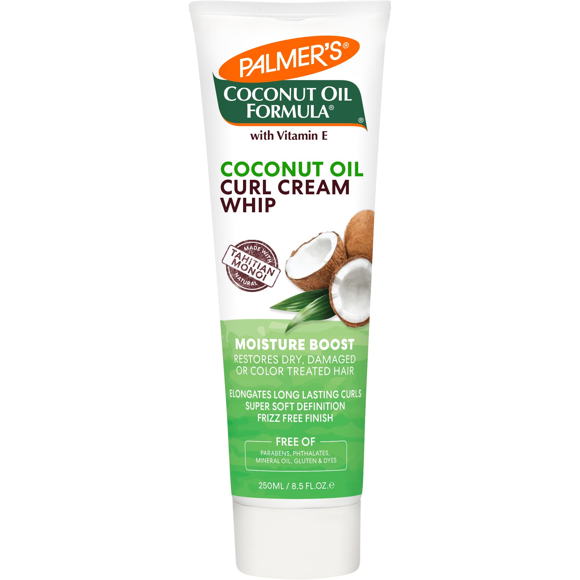Palmer's Curl Whip Cream jar close-up showing rich moisture for defined curls.