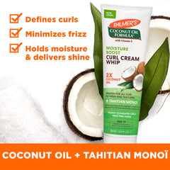 Palmer's Curl Whip applies a non-sticky gel for flexible, long-lasting hold.