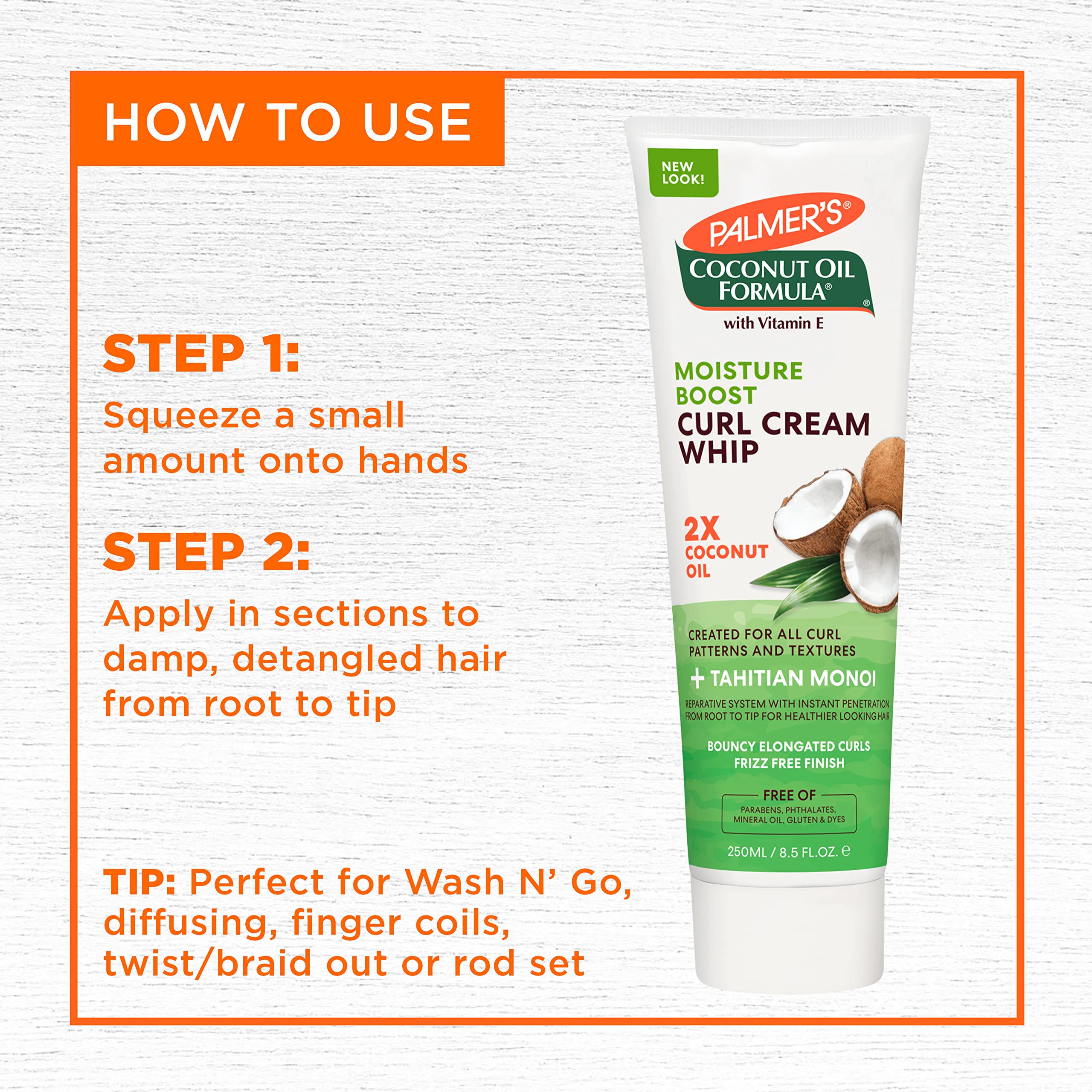 Palmer's product helps smooth edges without flaking, ideal for daily looks.