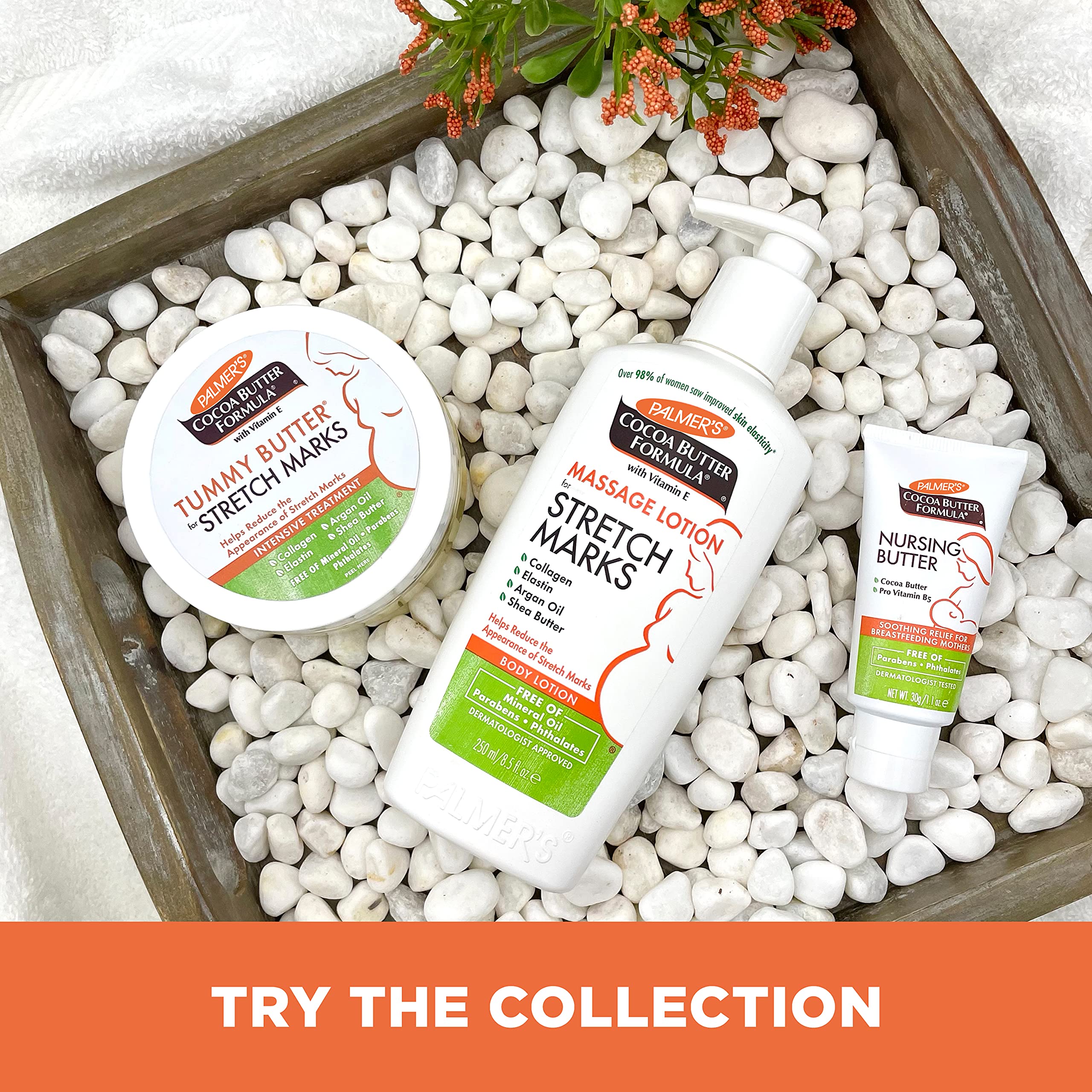 producción sostenible: Palmer's manteca cacao y origen responsable
