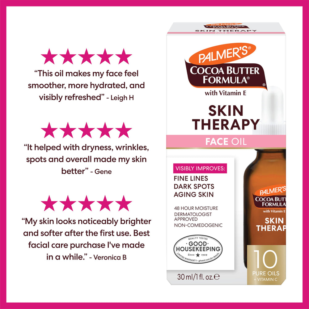 Palmer's Cocoa Butter packaging on shelf signals quality skincare