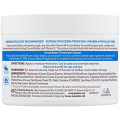 Palmer's Cocoa Butter Solid Balm application closeup shows smooth, quick absorption.