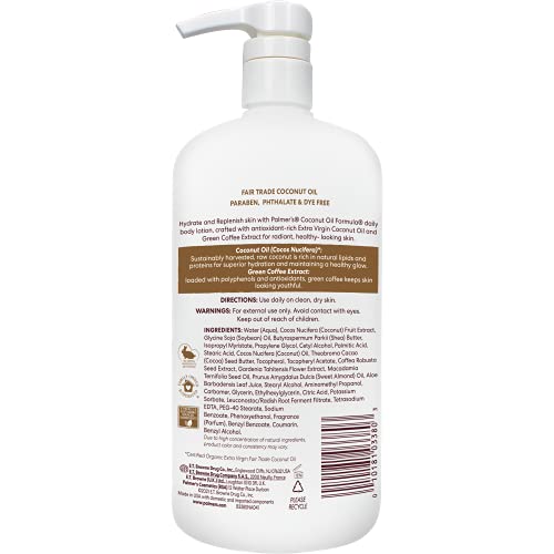 Palmer's Loción corporal: textura cremosa que se absorbe sin grasa