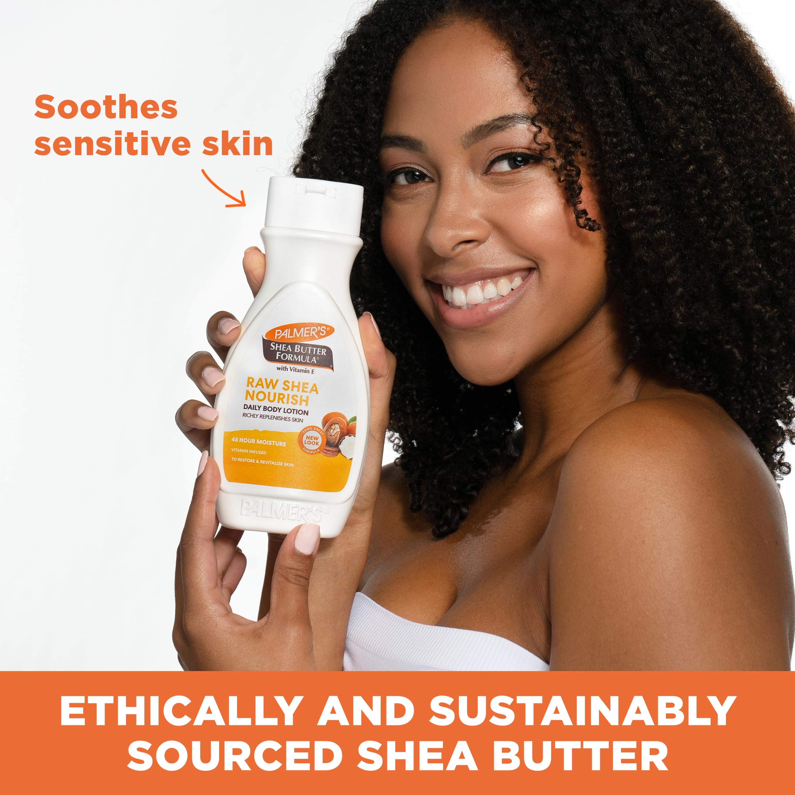 Palmer's Shea Formula Piel Sensible, fórmula suave para piel delicada.