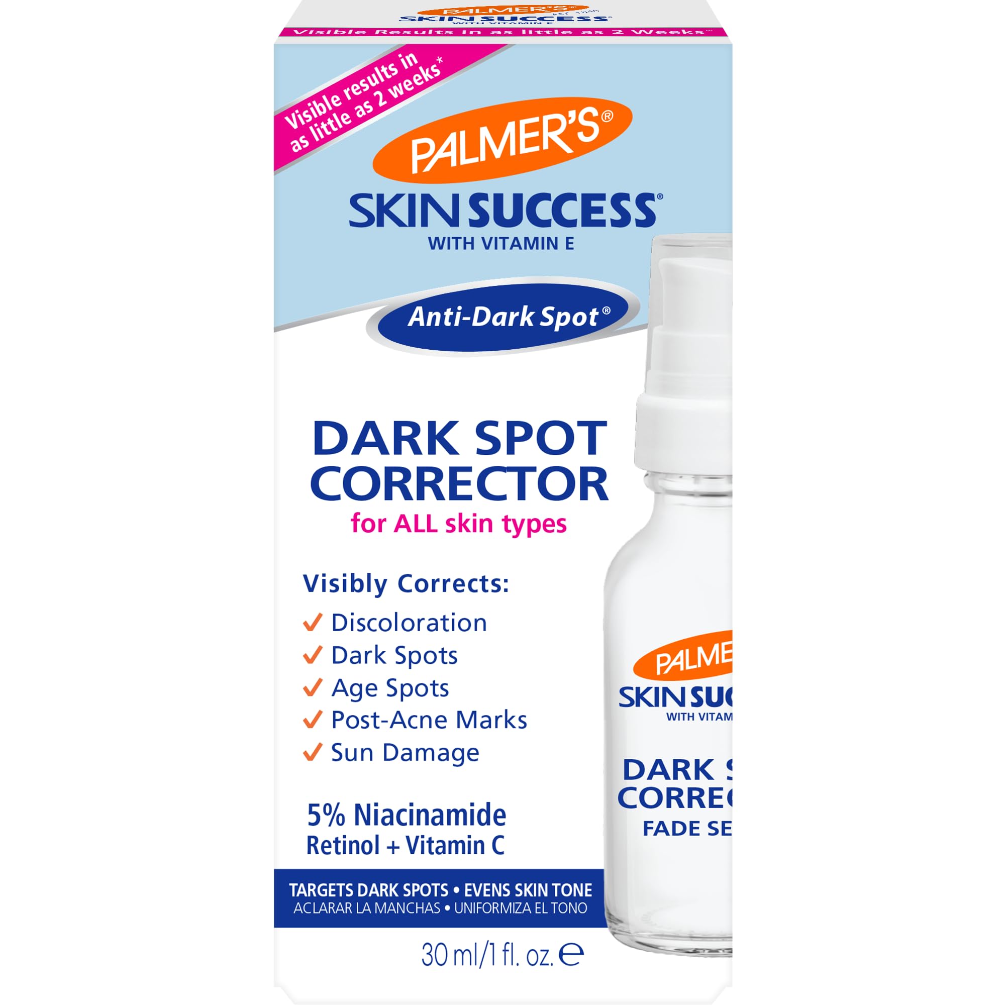 Palmer's Skin Success desvanecimiento de manchas para tono uniforme