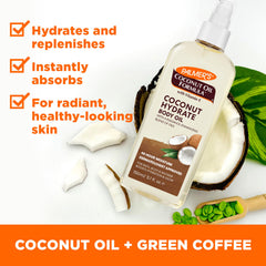 Palmer's Aceite Coco Fórmula ofrece hidratación de 48 horas sin sensación grasa.