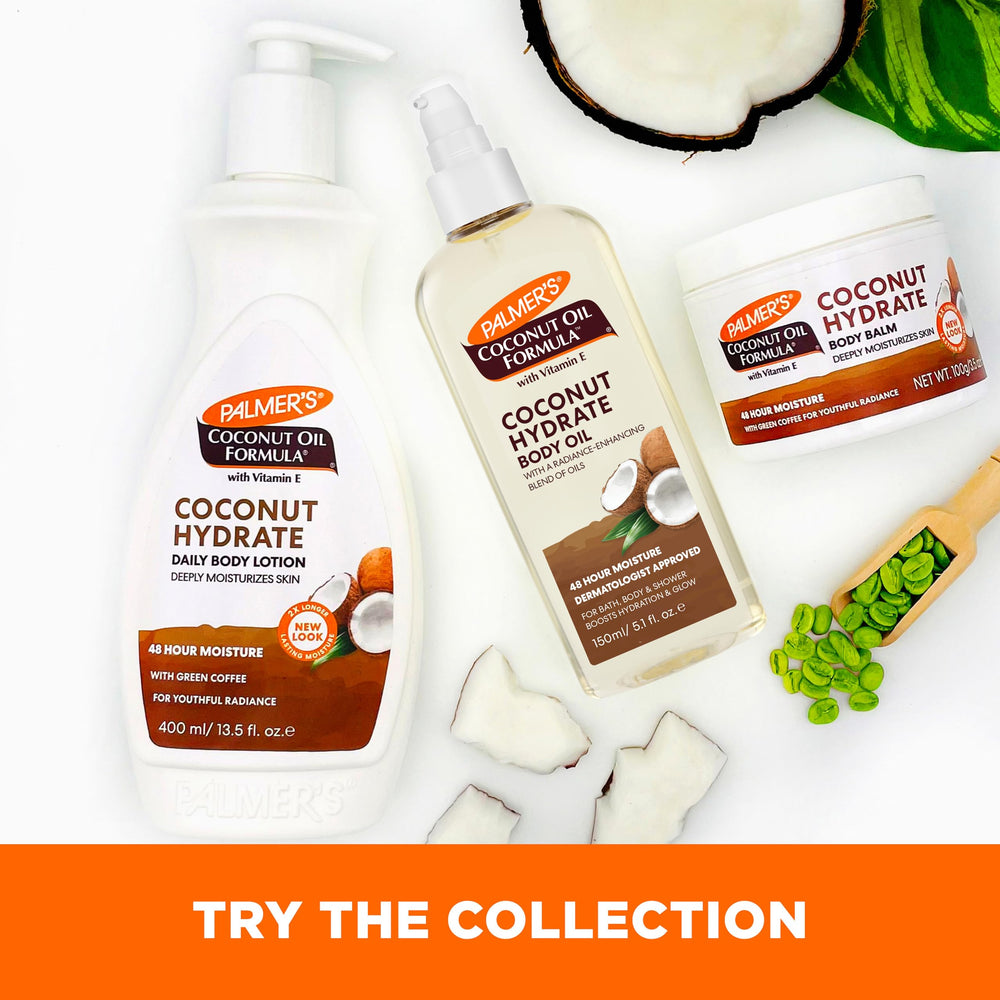 Palmer's Aceite Coco Fórmula logra piel suave con ingredientes de alta calidad.