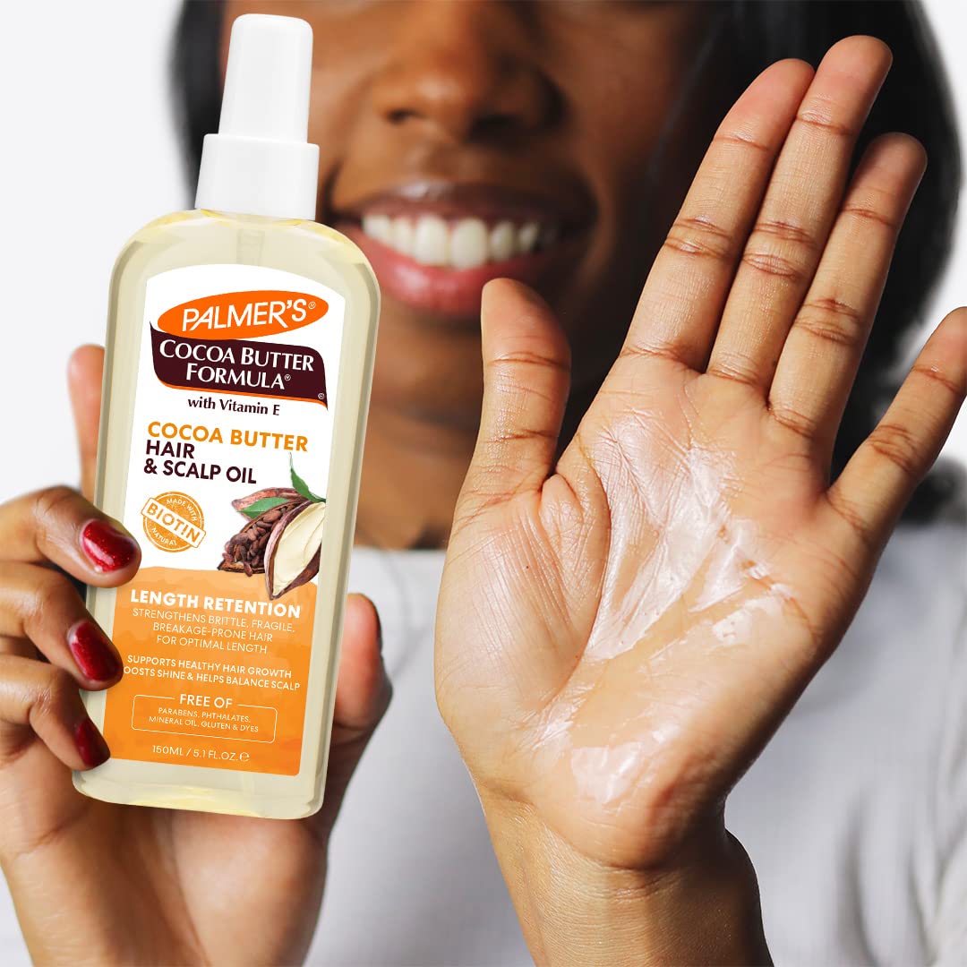 Palmers Aceite para cuero cabelludo, masaje relajante y nutrición.