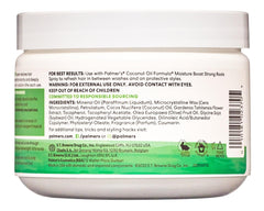 Palmer’s Aceite de Coco Formula Moisture Gro, aplicación suave, ayuda a desenredar y a calmar el cuero cabelludo.