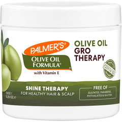 Palmer's GRO Therapy con aceite de oliva: botella elegante para cabello suave