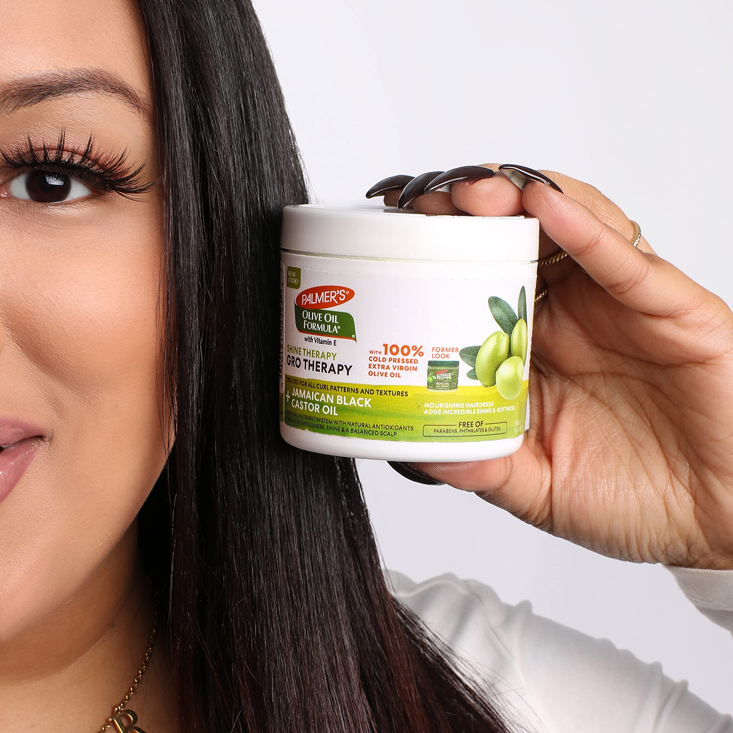 Palmer's GRO Therapy sin sulfatos y parabenos para salud capilar