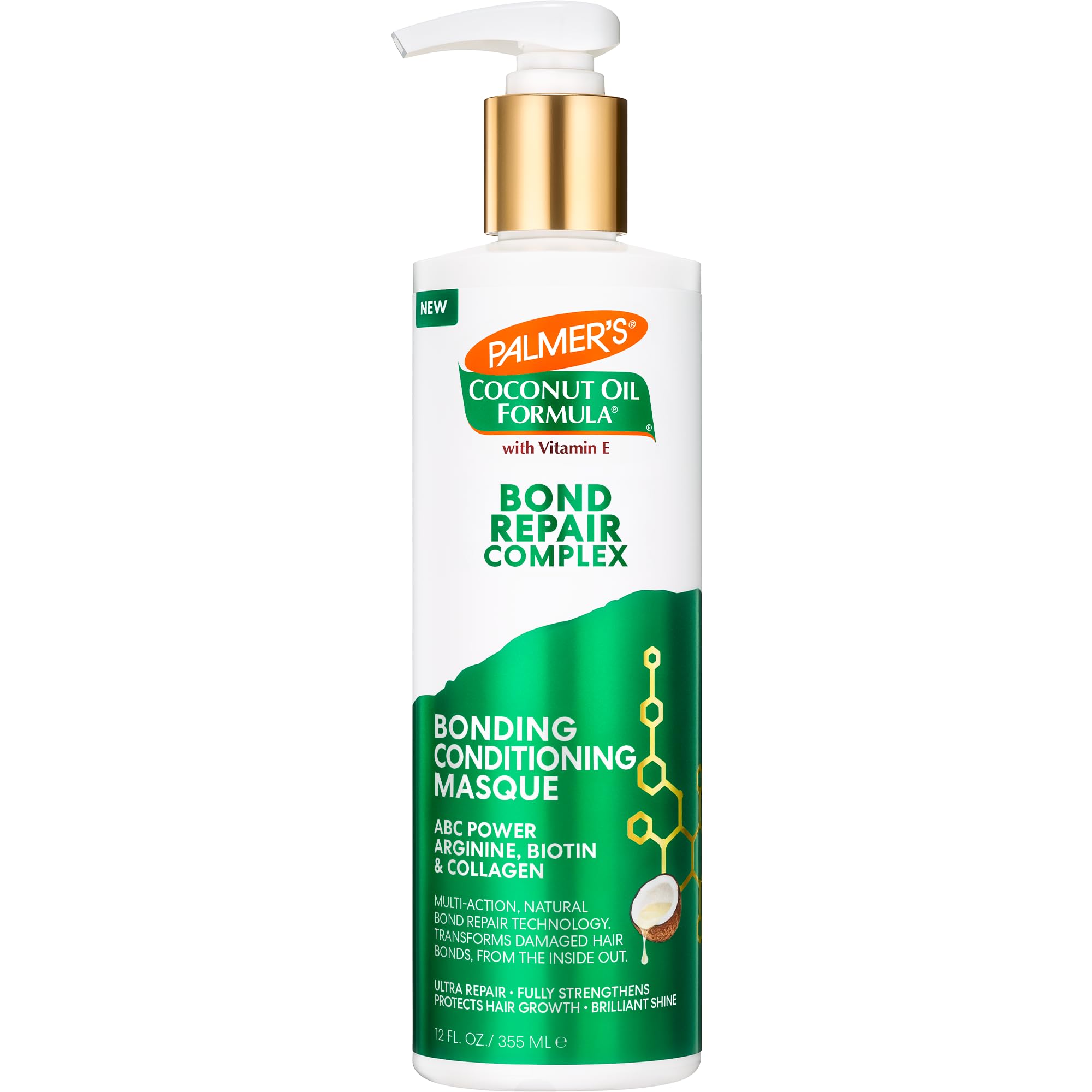 Palmer's Amino Bonding Complex Mascarilla: bote de 355 ml para hidratación profunda y brillo.