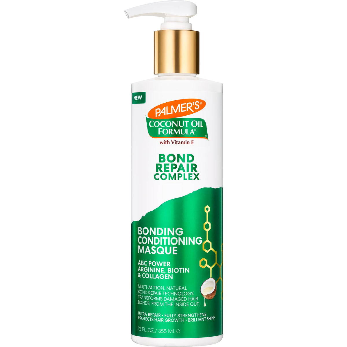 Palmer's Amino Bonding Complex Mascarilla: bote de 355 ml para hidratación profunda y brillo.