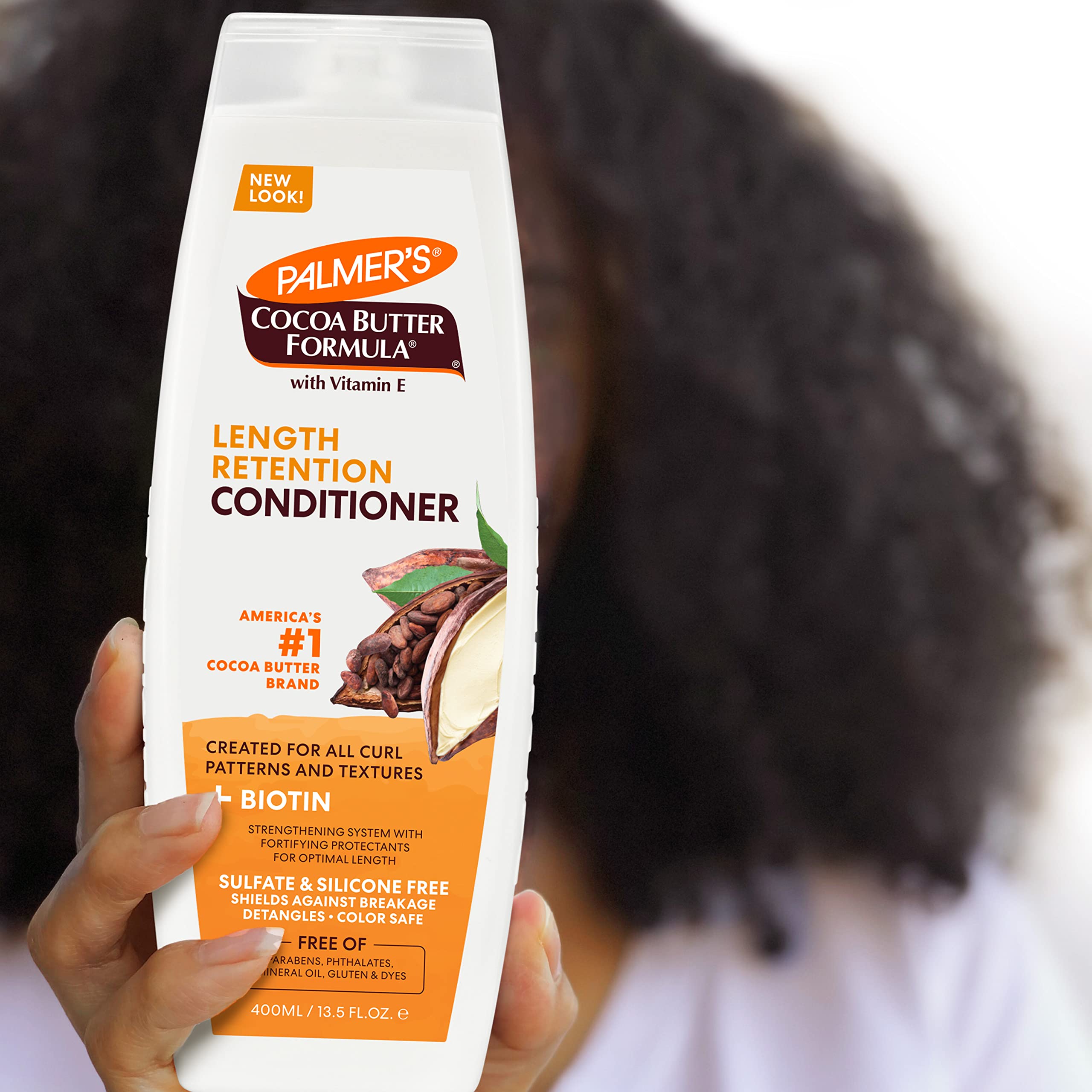 Palmer's Aplicación en cabello húmedo facilita la distribución del acondicionador.